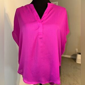 Violet & Claire Pink Dolman Sleeve Blouse